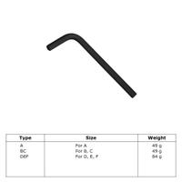 Buiskoppeling Inbussleutel-BC / 26,9 mm en 33,7 mm
